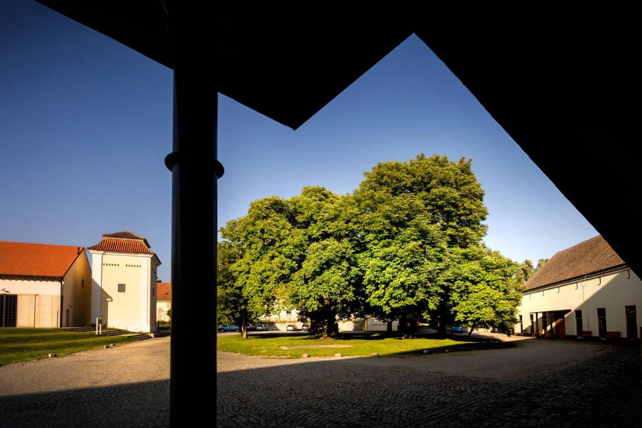 Penzion Pansky Dvur Telc Bagian luar foto
